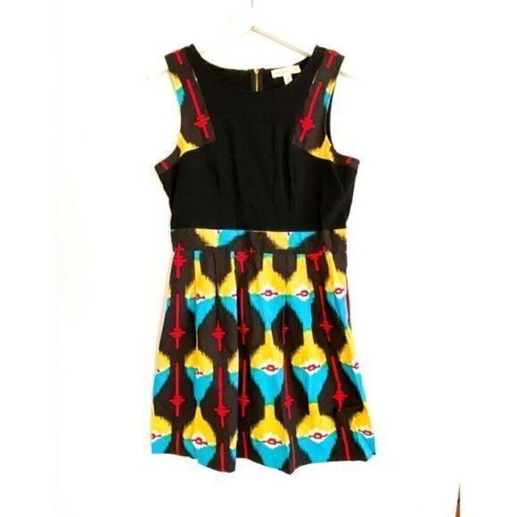 UO Staring At Stars Sleeveless Ikat Dress, size 10 - Picture 2 of 8